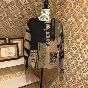 Vintage boho jacket, tags still attached
